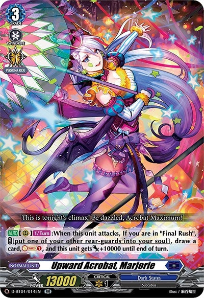 Image for Upward Acrobat, Marjorie (D-BT01: Genesis of the Five Greats) (D-BT01/014EN) - Cardfight Vanguard