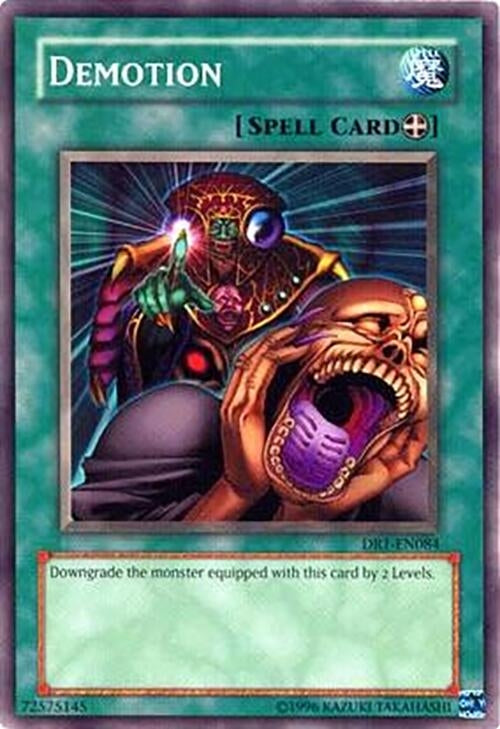 Image for Demotion (Dark Revelation Volume 1) (DR1-EN084) - YuGiOh