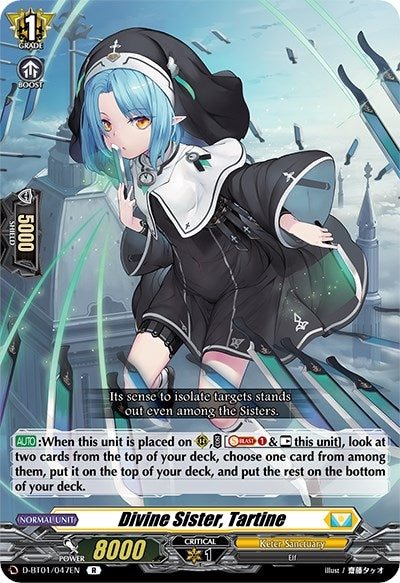 Image for Divine Sister, Tartine (D-BT01: Genesis of the Five Greats) (D-BT01/047EN) - Cardfight Vanguard