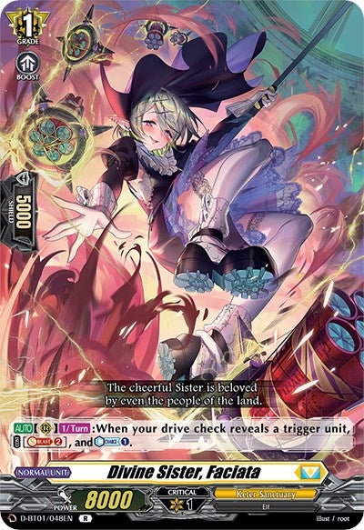 Image for Divine Sister, Faciata (D-BT01: Genesis of the Five Greats) (D-BT01/048EN) - Cardfight Vanguard