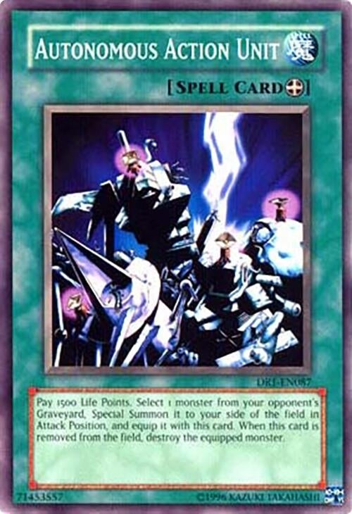 Image for Autonomous Action Unit (Dark Revelation Volume 1) (DR1-EN087) - YuGiOh