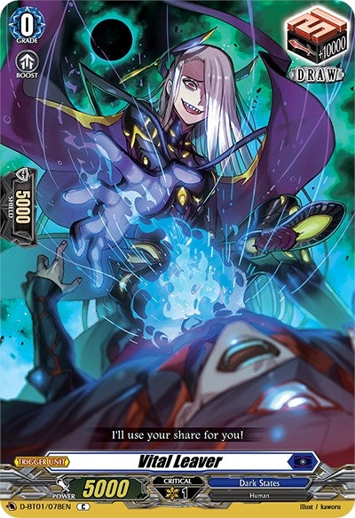 Image for Vital Leaver (D-BT01: Genesis of the Five Greats) (D-BT01/078EN) - Cardfight Vanguard