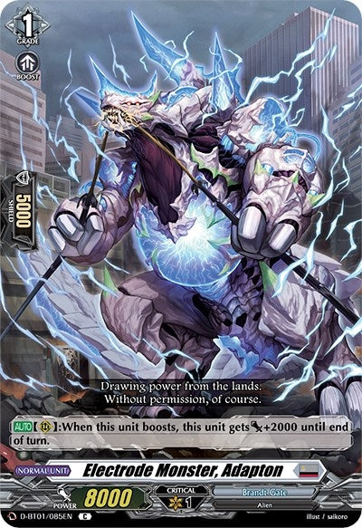 Image for Electrode Monster, Adapton (D-BT01: Genesis of the Five Greats) (D-BT01/085EN) - Cardfight Vanguard