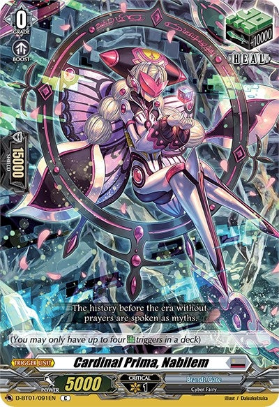 Image for Cardinal Prima, Nabilem (D-BT01: Genesis of the Five Greats) (D-BT01/091EN) - Cardfight Vanguard