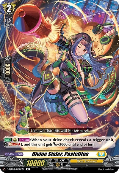 Image for Divine Sister, Pastelitos (D-BT01: Genesis of the Five Greats) (D-BT01/098EN) - Cardfight Vanguard