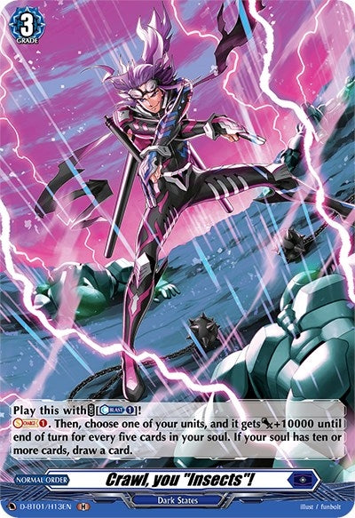 Image for Crawl, you "Insects"! (Holo) (D-BT01: Genesis of the Five Greats) (D-BT01/H13EN) - Cardfight Vanguard