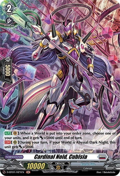 Image for Cardinal Noid, Cubisia (Holo) (D-BT01: Genesis of the Five Greats) (D-BT01/H21EN) - Cardfight Vanguard