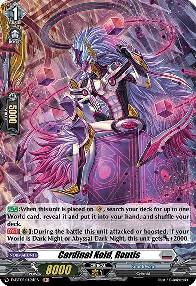 Image for Cardinal Noid, Routis (Holo) (D-BT01: Genesis of the Five Greats) (D-BT01/H24EN) - Cardfight Vanguard