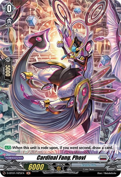 Image for Cardinal Fang, Phovi (Holo) (D-BT01: Genesis of the Five Greats) (D-BT01/H25EN) - Cardfight Vanguard