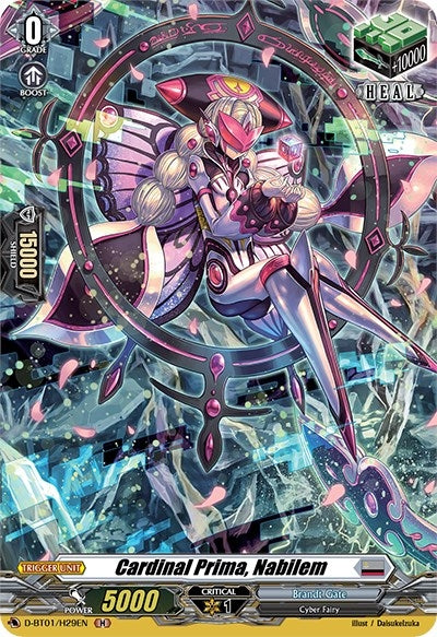 Image for Cardinal Prima, Nabilem (Holo) (D-BT01: Genesis of the Five Greats) (D-BT01/H29EN) - Cardfight Vanguard