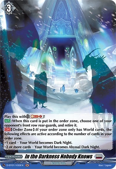 Image for In the Darkness Nobody Knows (Holo) (D-BT01: Genesis of the Five Greats) (D-BT01/H30EN) - Cardfight Vanguard