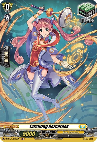 Image for Circuling Sorceress (Holo) (D-BT01: Genesis of the Five Greats) (D-BT01/H40EN) - Cardfight Vanguard
