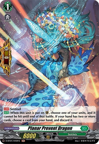 Image for Planar Prevent Dragon (Holo) (D-BT01: Genesis of the Five Greats) (D-BT01/H42EN) - Cardfight Vanguard