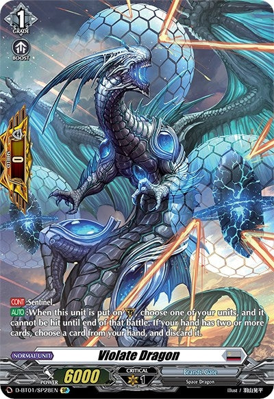 Image for Violate Dragon (SP) (D-BT01: Genesis of the Five Greats) (D-BT01/SP28EN) - Cardfight Vanguard