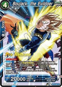 Image for Boujack, the Evildoer (Supreme Rivalry Pre-Release Cards) (BT13-047) - Dragon Ball Super: Masters