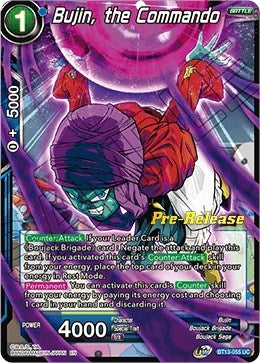 Image for Bujin, the Commando (Supreme Rivalry Pre-Release Cards) (BT13-055) - Dragon Ball Super: Masters