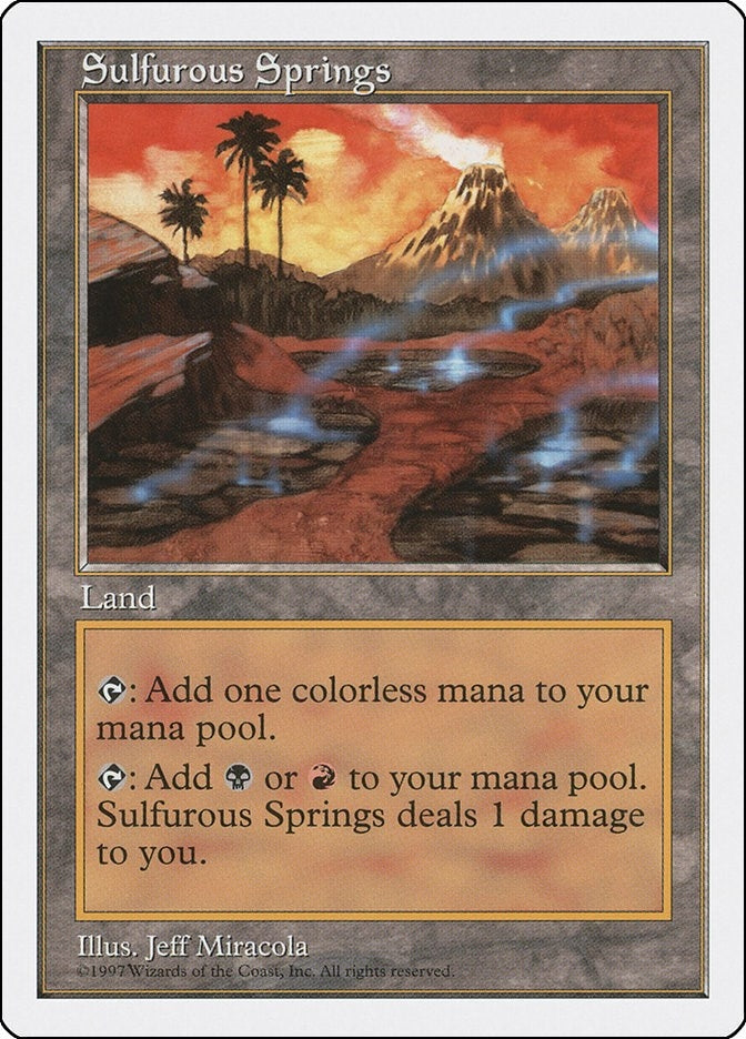 Image for Sulfurous Springs (Fifth Edition) - Magic: The Gathering