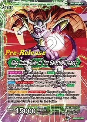 Image for King Cold // King Cold, Ruler of the Galactic Dynasty (Supreme Rivalry Pre-Release Cards) (BT13-061) - Dragon Ball Super: Masters