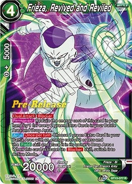 Image for Frieza, Revived and Reviled (Supreme Rivalry Pre-Release Cards) (BT13-077) - Dragon Ball Super: Masters