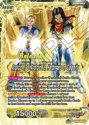 Image for Android 17 & Android 18 // Android 17 & Android 18, Harbingers of Calamity (Supreme Rivalry Pre-Release Cards) (BT13-092) - Dragon Ball Super: Masters