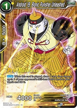 Image for Android 19, Bionic Punisher Unleashed (Supreme Rivalry Pre-Release Cards) (BT13-114) - Dragon Ball Super: Masters