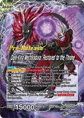 Image for Mechikabura // Dark King Mechikabura, Restored to the Throne (Supreme Rivalry Pre-Release Cards) (BT13-122) - Dragon Ball Super: Masters
