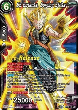 Image for SS Gotenks, Surging Strike (Supreme Rivalry Pre-Release Cards) (BT13-133) - Dragon Ball Super: Masters