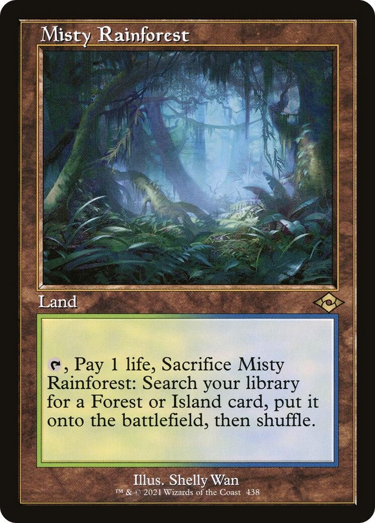Image for Misty Rainforest (Retro Frame) (Modern Horizons 2) (438) - Magic: The Gathering
