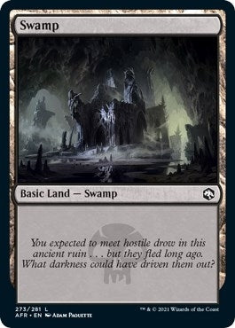 Image for Swamp (273) (Adventures in the Forgotten Realms) (273) - Magic: The Gathering