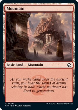 Image for Mountain (277) (Adventures in the Forgotten Realms) (277) - Magic: The Gathering