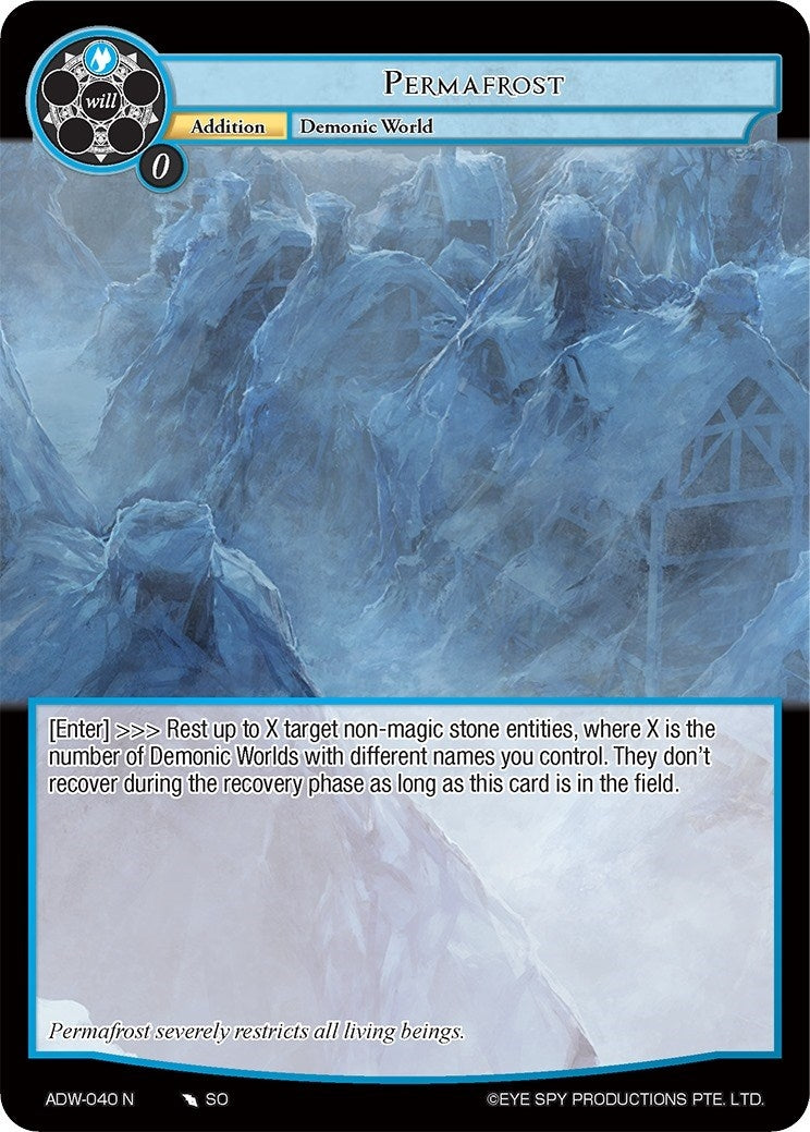 Image for Permafrost (Assault into the Demonic World) (ADW-040) - Force of Will