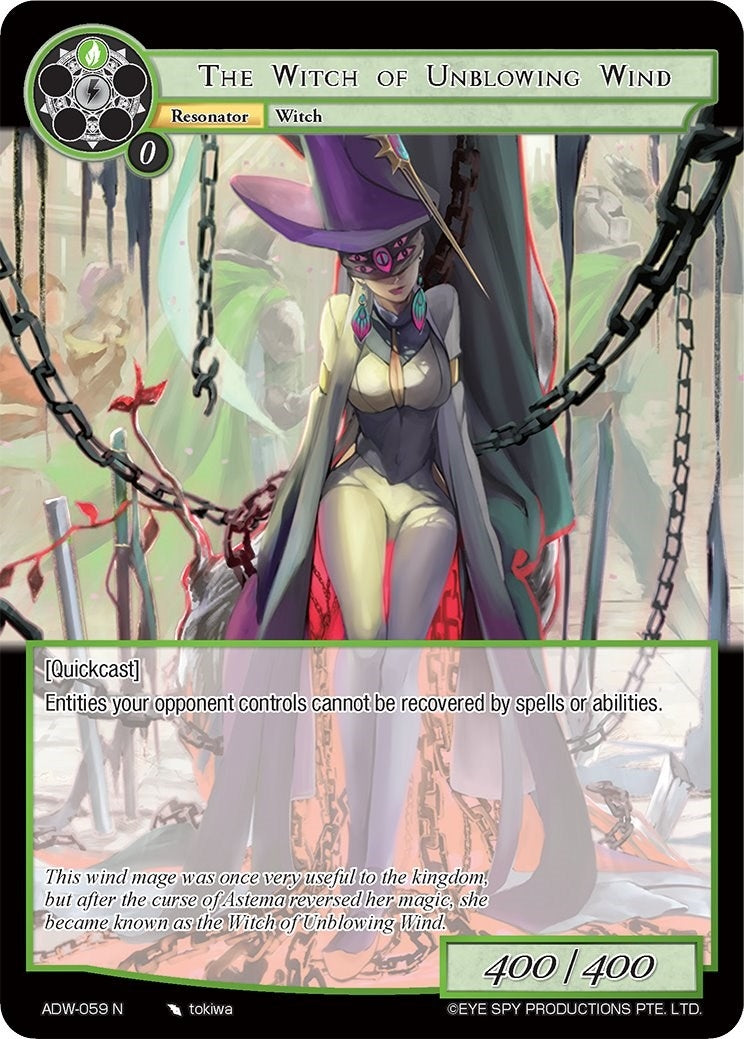 Image for The Witch of Unblowing Wind (Assault into the Demonic World) (ADW-059) - Force of Will