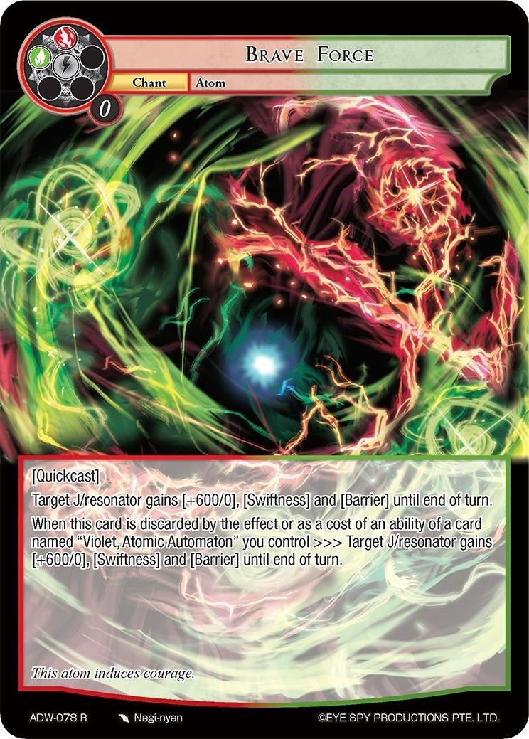 Image for Brave Force (Assault into the Demonic World) (ADW-078) - Force of Will