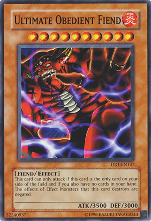 Image for Ultimate Obedient Fiend (Dark Revelation Volume 1) (DR1-EN137) - YuGiOh