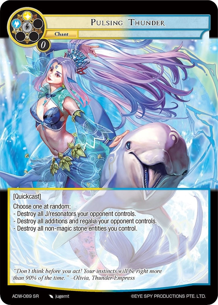 Image for Pulsing Thunder (Assault into the Demonic World) (ADW-089) - Force of Will