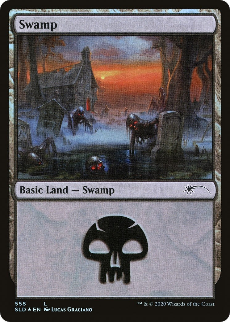 Image for Swamp (558) (Secret Lair Drop Series) (558) - Magic: The Gathering