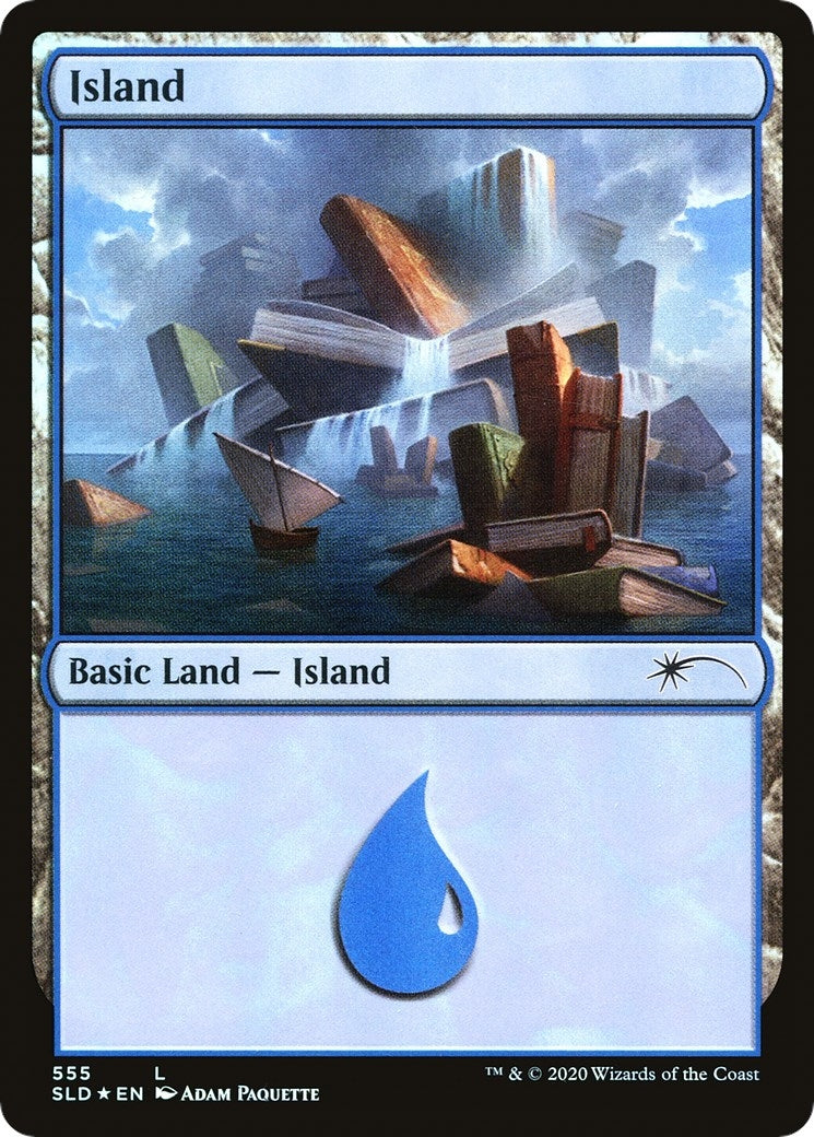 Image for Island (555) (Secret Lair Drop Series) (555) - Magic: The Gathering