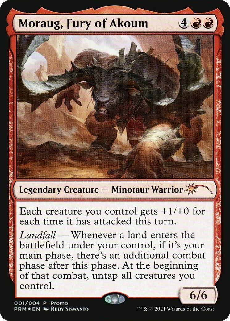 Image for Moraug, Fury of Akoum (Unique and Miscellaneous Promos) (1) - Magic: The Gathering