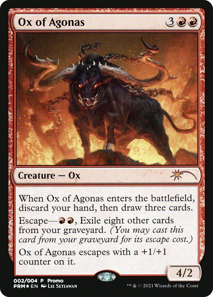 Image for Ox of Agonas (Unique and Miscellaneous Promos) (2) - Magic: The Gathering