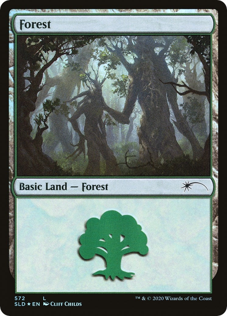Image for Forest (572) (Secret Lair Drop Series) (572) - Magic: The Gathering