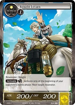 Image for Knight Errant (The Dawn of Valhalla) (1-006) - Force of Will