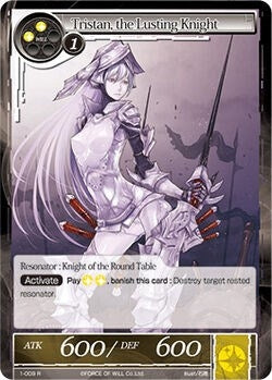 Image for Tristan, the Lusting Knight (The Dawn of Valhalla) (1-009) - Force of Will