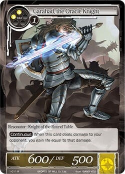Image for Garahad, the Oracle Knight (The Dawn of Valhalla) (1-011) - Force of Will