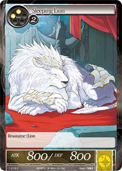 Image for Sleeping Lion (The Dawn of Valhalla) (1-019) - Force of Will