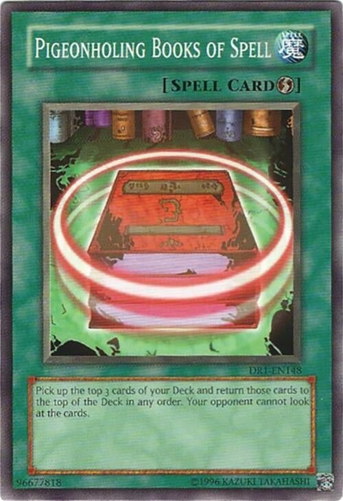 Image for Pigeonholing Books of Spell (Dark Revelation Volume 1) (DR1-EN148) - YuGiOh