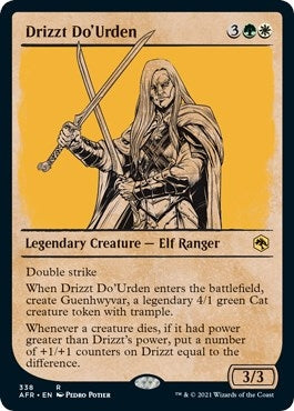 Image for Drizzt Do'Urden (Showcase) (Adventures in the Forgotten Realms) (338) - Magic: The Gathering