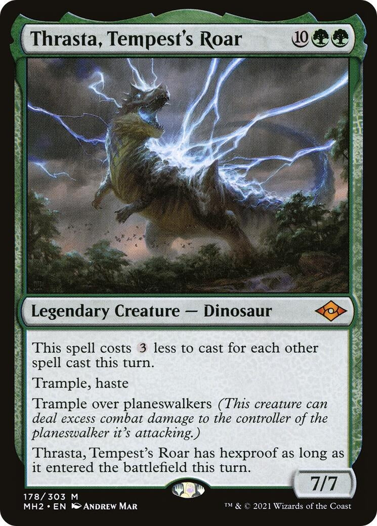 Image for Thrasta, Tempest's Roar (Modern Horizons 2) (178) - Magic: The Gathering