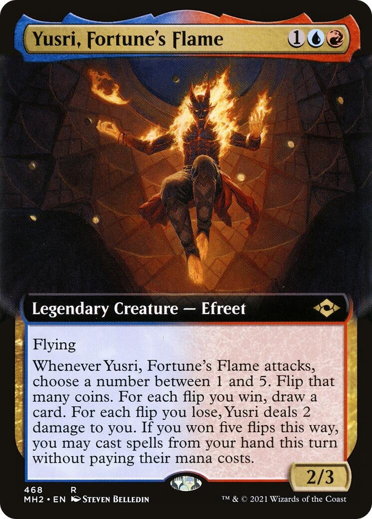 Image for Yusri, Fortune's Flame (Extended Art) (Modern Horizons 2) (468) - Magic: The Gathering