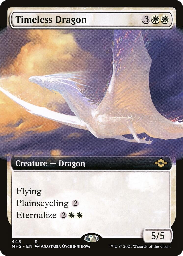 Image for Timeless Dragon (Extended Art) (Modern Horizons 2) (445) - Magic: The Gathering