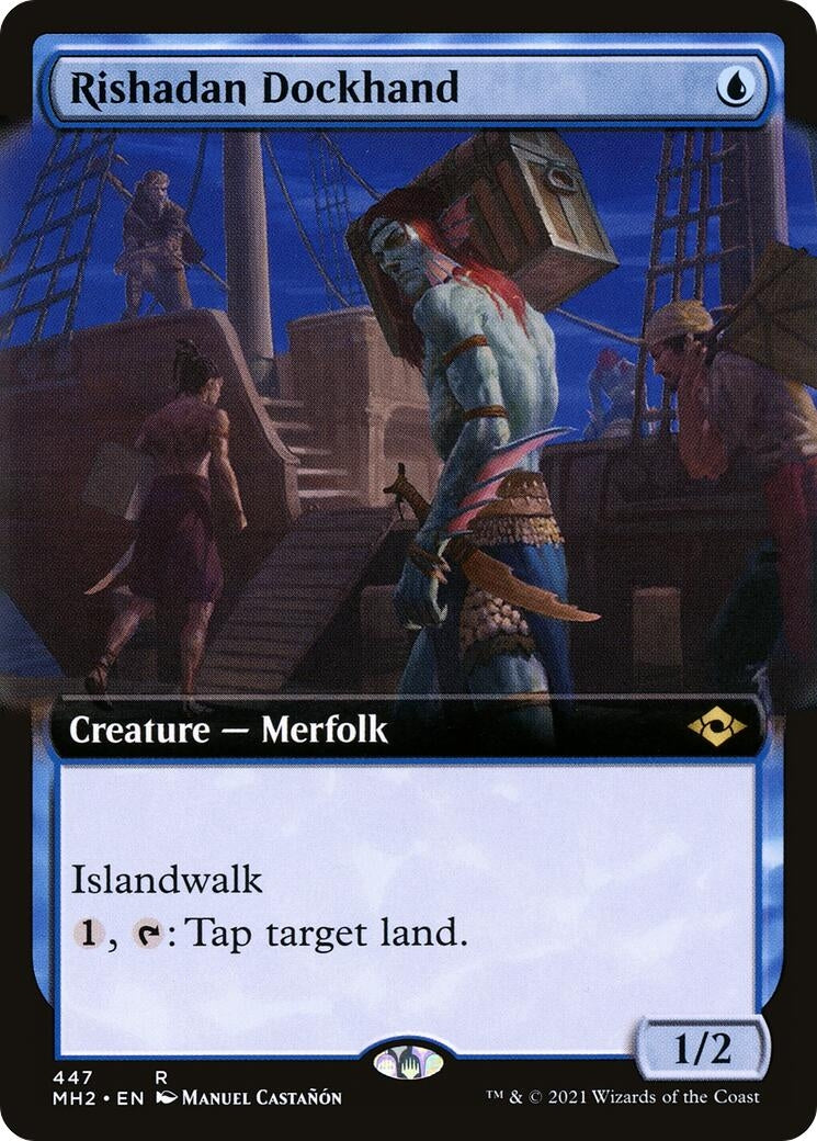 Image for Rishadan Dockhand (Extended Art) (Modern Horizons 2) (447) - Magic: The Gathering